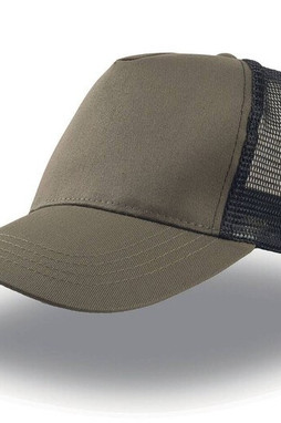 Atlantis AT085 - Casquette 5 Panneaux Trucker en Coton