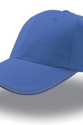 Atlantis AT086 - Reflective Piped Structured Cap with Buckle Closure
