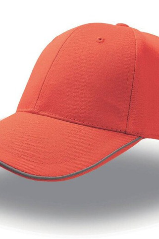 Atlantis AT086 - Casquette 6 pans piping réfléchissant