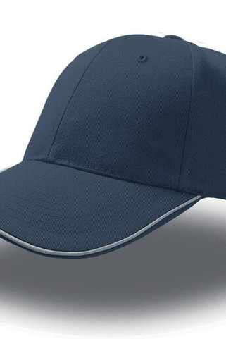 Atlantis AT086 - Reflective Piped Structured Cap with Buckle Closure