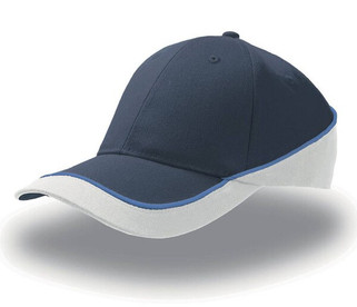 Atlantis AT088 - Kontrastierende 6-Panel-Kappe