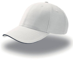 Atlantis AT094 - Cappello a 6 pannelli con visiera sandwich
