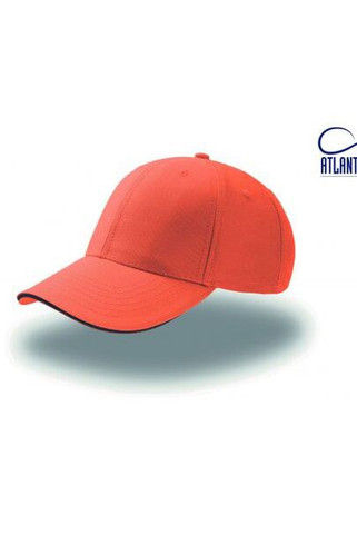 Atlantis AT094 - 6-panel cap with sandwich visor