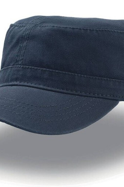 Atlantis AT098 - Chic Military Style Cotton Cap with Adjustable Fit