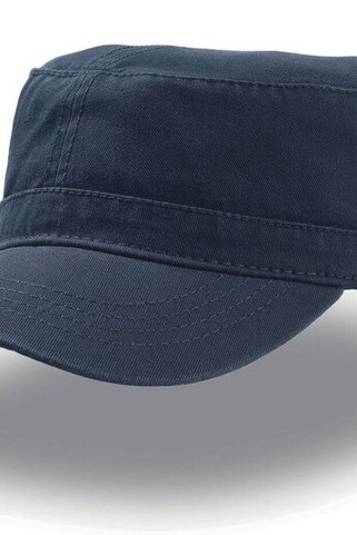 Atlantis AT098 - Chic Military Style Cotton Cap with Adjustable Fit