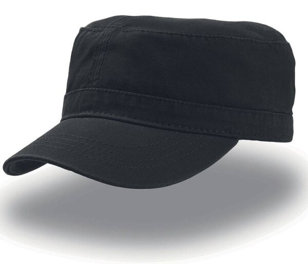 Atlantis AT098 - Chic Military Style Cotton Cap with Adjustable Fit