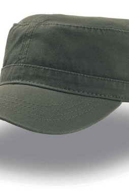 Atlantis AT098 - Chic Military Style Cotton Cap with Adjustable Fit