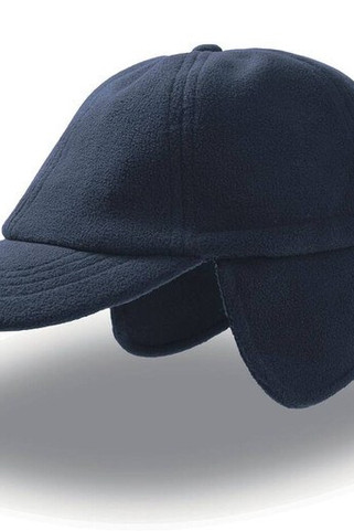 Atlantis AT118 - Polar Fleece Ear-Flap Winter Cap with String Closure