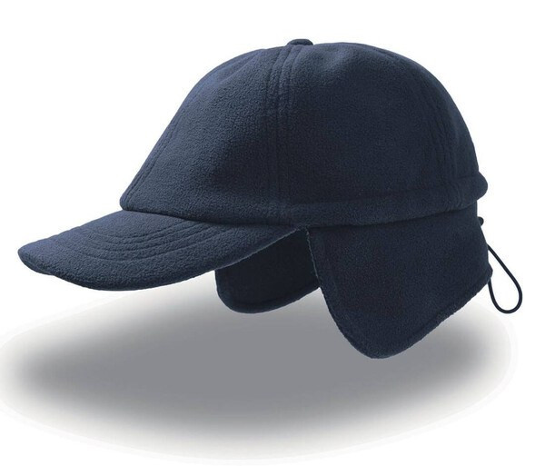 Atlantis AT118 - Polar Fleece Ear-Flap Winter Cap with String Closure