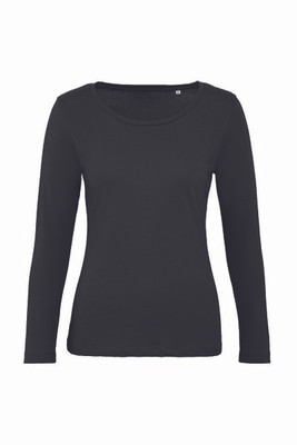 B&C BC071 - T-Shirt a manica lunga da donna 100% cotone biologico