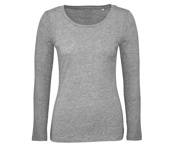 B&C BC071 - Eco-Friendly Organic Cotton Women's Long Sleeve Tee