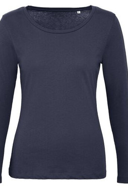 B&C BC071 - Damen Langarm T-Shirt 100% Bio-Baumwolle