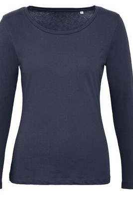 B&C BC071 - Eco-Friendly Organic Cotton Women's Long Sleeve Tee