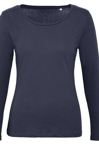 B&C BC071 - Tee-Shirt Manches Longues Femme 100% Coton Bio