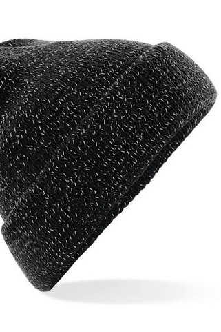 Beechfield BF407 - High Visibility Reflective Knit Beanie Hat