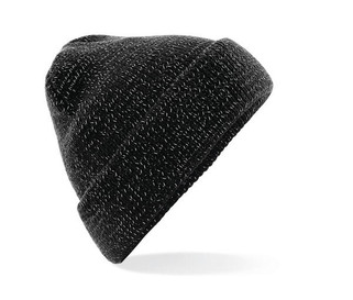 Beechfield BF407 - Шапка с висока видимост Beechfield Reflective Knit Beanie Hat