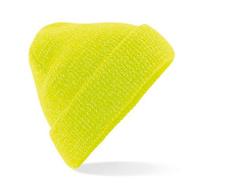 Beechfield BF407 - High Visibility Reflective Knit Beanie Hat