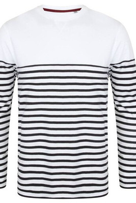 Front row FR134 - Long Sleeved Breton Striped T