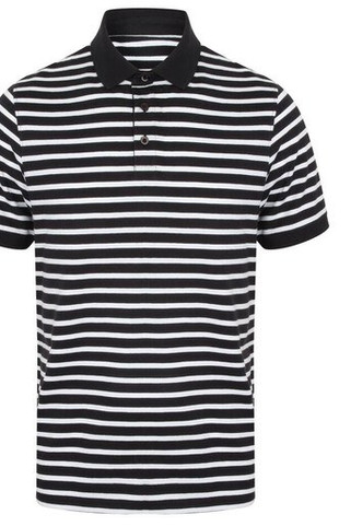 Front Row FR230 - Striped Jersey Polo Shirt