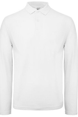 B&C ID1LS - Polo Masculina Manga Longa Premium