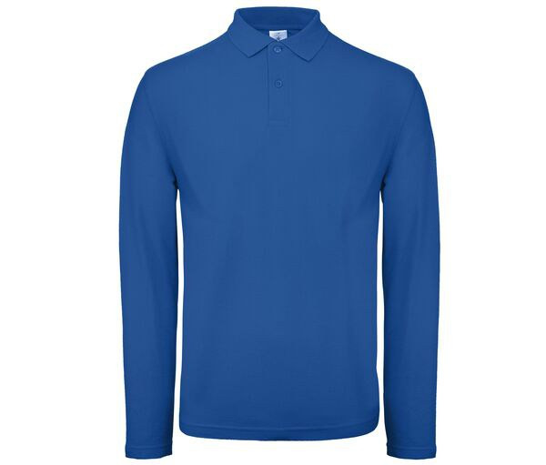 B&C ID1LS - Men's Classic Long Sleeve Polo Shirt