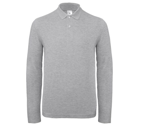 B&C ID1LS - Men's Classic Long Sleeve Polo Shirt