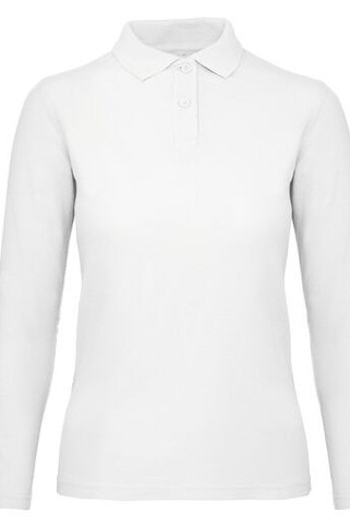 B&C ID1LW - Elegant Womens Long-Sleeve Polo Shirt