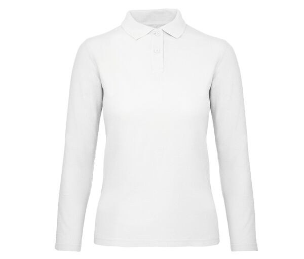 B&C ID1LW - Elegant Women's Long-Sleeve Polo Shirt