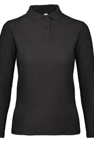 B&C ID1LW - Långärmad pikétröja för kvinnor