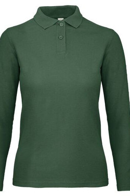B&C ID1LW - Elegant Womens Long-Sleeve Polo Shirt