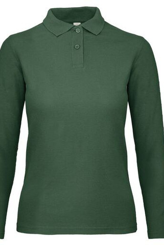 B&C ID1LW - Elegant Womens Long-Sleeve Polo Shirt
