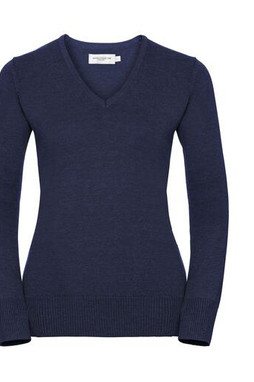 Russell Collection JZ10F - Sweat-Shirt Femme Col V