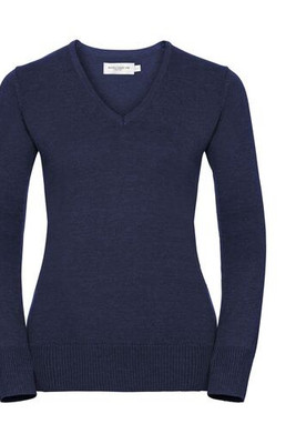 Russell Collection JZ10F - V-Ausschnitt Pullover Damen