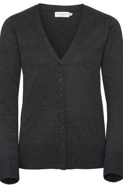Russell Collection JZ715 - Cardigan Femme Col V Coton