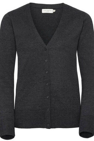 Russell Collection JZ715 - V-Neck Knitted Cardigan