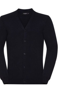 Russell JZ71M - Mens V-Neck Knitted Cardigan