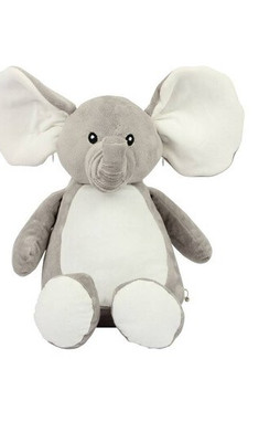 Mumbles MM558 - Plys elefant med lynlås