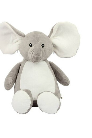 Mumbles MM558 - Customizable Plush Elephant with Embroidery Access