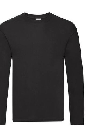 Fruit of the Loom SC223 - Komfortabel Langærmet Bomulds T-Shirt