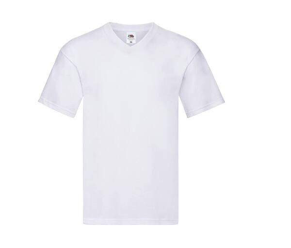 Fruit of the Loom SC224 - Men's Classic Cotton V-Neck Tee for Summer