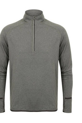 Tombo TL562 - Maglia con zip e maniche a 1/4
