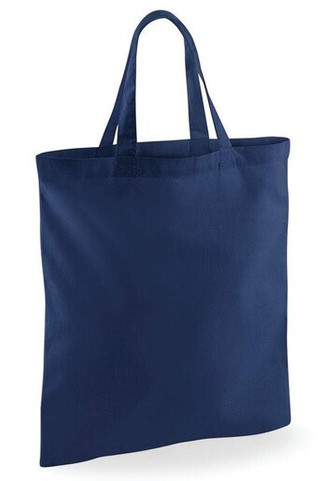 Westford mill W101S - Durable Cotton Shopping Bag with Short Handles