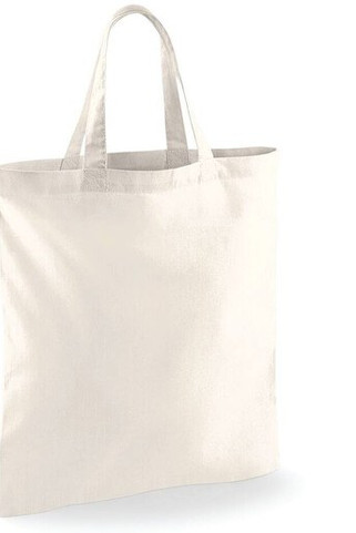 Westford mill W101S - Durable Cotton Shopping Bag with Short Handles