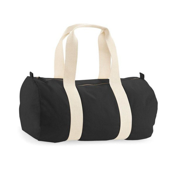 WestFord Mill WM814 - Eco-Friendly Organic Cotton Travel Barrel Bag