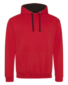 All We Do JHA003 - JUST HOODS ADULT CONTRAST HOODIE