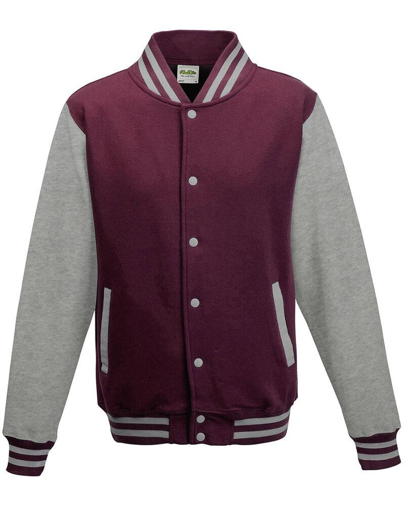 All We Do JHA043 - JUST HOODS ADULT LETTERMAN JACKET