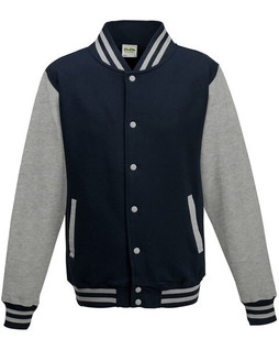 All We Do JHA043 - JUST HOODS ADULT LETTERMAN JACKET