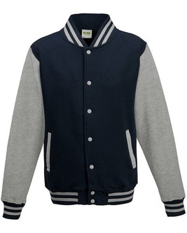 All We Do JHA043 - JUST HOODS ADULT LETTERMAN JACKET