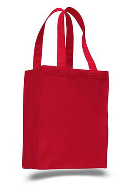 Q-Tees Q1000 - Canvas Gusset Shopping Tote Bag