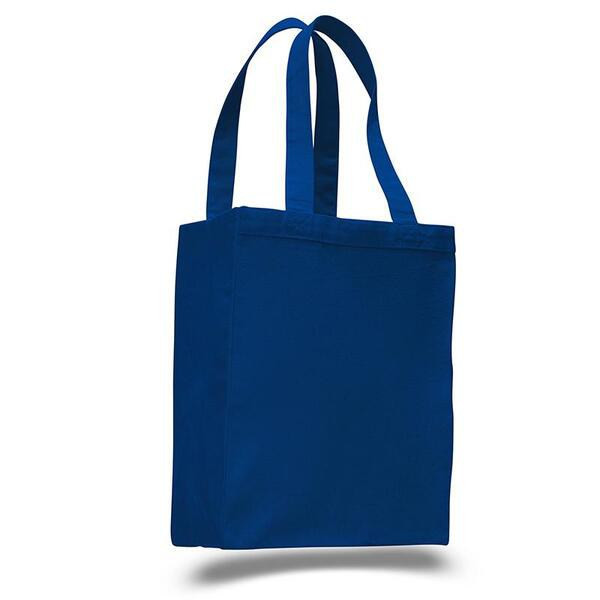 Q-Tees Q1000 - Canvas Gusset Shopping Tote Bag